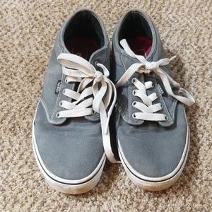 Van's size 10 shoes gray